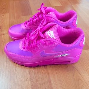 Womens Nike Air Max 90 HOT PINK (like new condition) Sz. 7🔥🔥